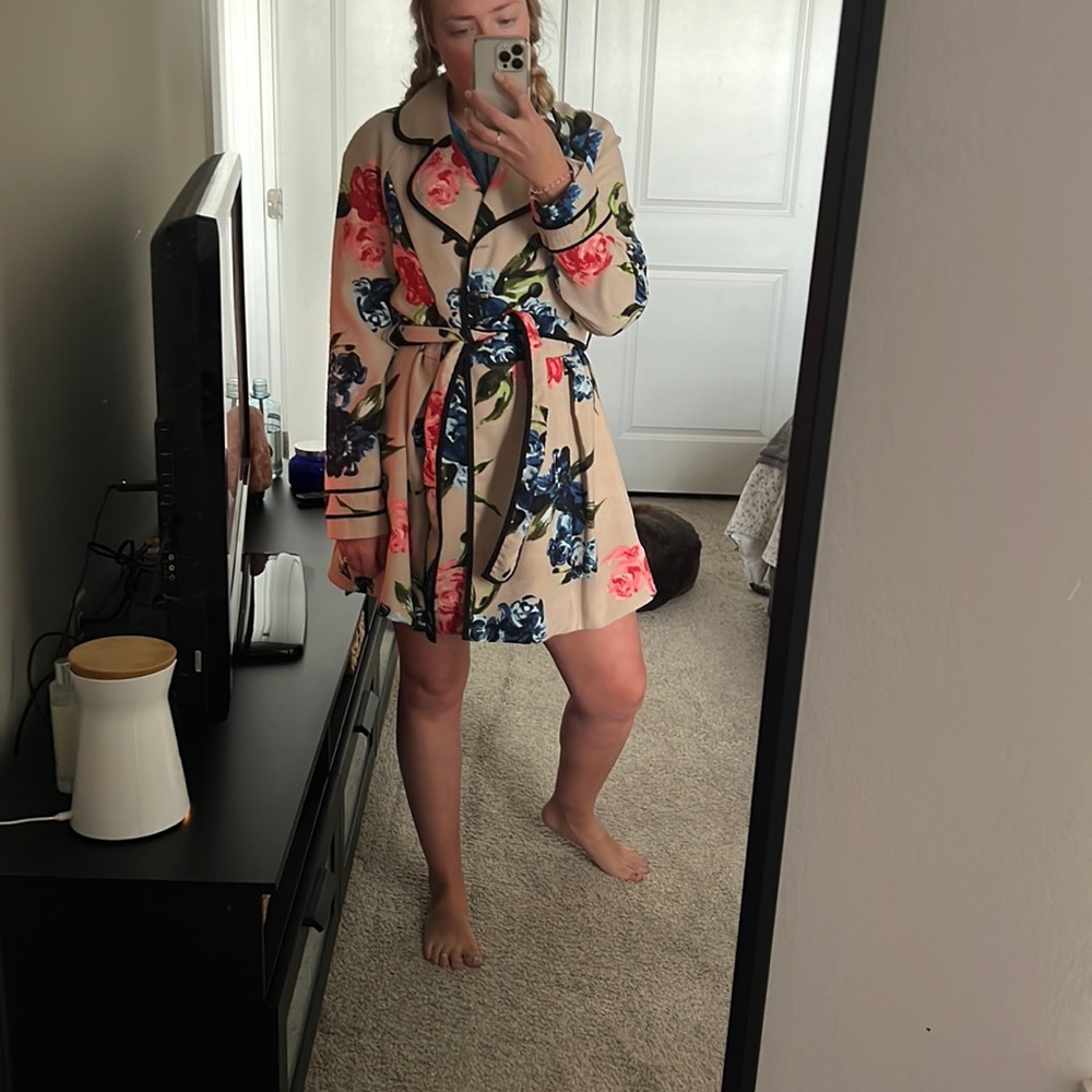 Floral coat